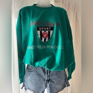 Beverly Hills Polo Club Teal Sport Sweatshirt